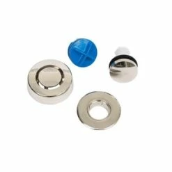 Discount 😍 Dearborn True Blue® Bath Waste Trim Kit Toe-Tap Stopper in Brushed Nickel 👍