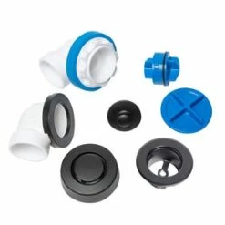 Coupon 🎁 Dearborn True Blue® Plastic Push-Pull Drain in Matte Black 🎉