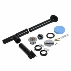 Budget 🧨 Dearborn 17 in. Plastic Toe-Tap Drain in Polished Chrome 🥰