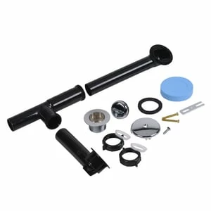 Budget 🧨 Dearborn 17 in. Plastic Toe-Tap Drain in Polished Chrome 🥰 3 Budget 🧨 Dearborn 17 in. Plastic Toe-Tap Drain in Polished Chrome 🥰