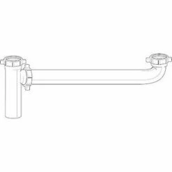 Promo ❤️ Dearborn 16 in. Flanged End Outlet Waste in Chrome 🔔