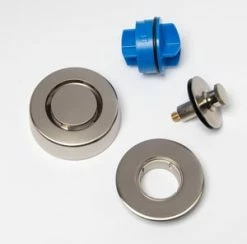 Discount ✨ Dearborn True Blue® Bath Waste Trim Kit Push-Pull Stopper in Brushed Nickel ⌛
