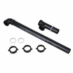 Brand new ⭐ Dearborn 21 in. Slip-Joint End Outlet Waste in Black 🎁