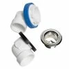 New 💯 Dearborn True Blue® PVC Bath Waste Rough Kit in Chrome (No Test Kit) ⌛ -Drainage Parts Shop Query 291