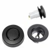 Cheap 🌟 Dearborn True Blue® Brass Touch Toe Stopper in Matte Black 🎁 -Drainage Parts Shop Query 397