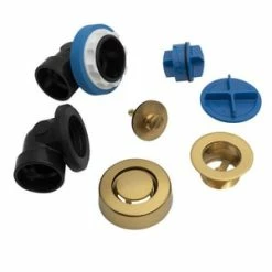 Top 10 🛒 Dearborn True Blue® Plastic Lift & Turn Drain in Brushed Gold ⭐
