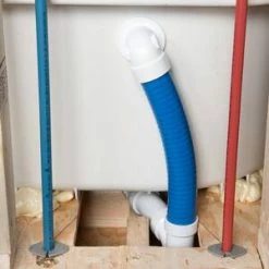 Outlet 🎉 Dearborn True Blue® FLEX PVC Toe-Tap Drain in Brushed Nickel ⭐ -Drainage Parts Shop Query 433