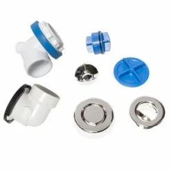 Coupon 👍 Dearborn True Blue® 1-1/2 in. PVC Bath Waste Uni-Lift Half Kit Drain with Spud and Condensate Adapter in Chrome ❤️