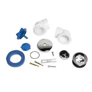 Flash Sale 🥰 Dearborn True Blue® Traditional Bath Waste Half Kit Schedule 40 PVC Uni-Lift Stopper in Chrome 👏 3 Flash Sale 🥰 Dearborn True Blue® Traditional Bath Waste Half Kit Schedule 40 PVC Uni-Lift Stopper in Chrome 👏