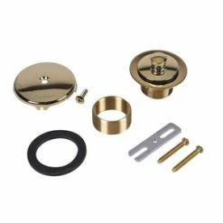 Cheap 😀 Dearborn UltraShine® Brass Lift & Turn Drain in Polished Brass 🛒