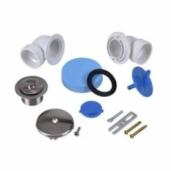 Best Pirce 🌟 Dearborn True Blue® Plastic Lift and Turn Drain in Brushed Nickel 👏