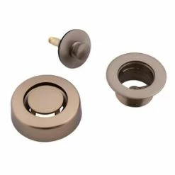 Wholesale ❤️ Dearborn True Blue® Solvent Weld Brass Push and Pull Stopper in Champagne Bronze 🔥