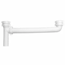 Hot Sale 🔥 Dearborn 16 in. Slip-Joint End Outlet Waste in White 🥰